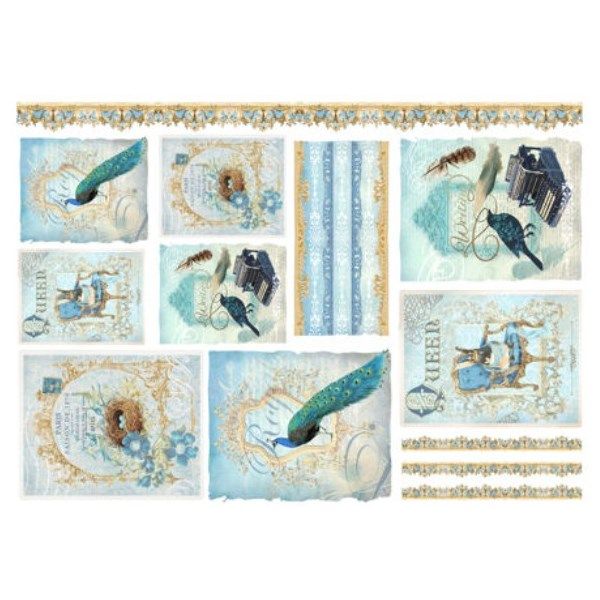 Carta di riso decoupage Armoni Maxi