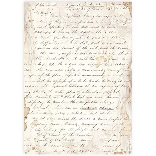 Carta di riso lettera Stamperia