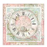 Carta per Scrap Orologio e Gatto