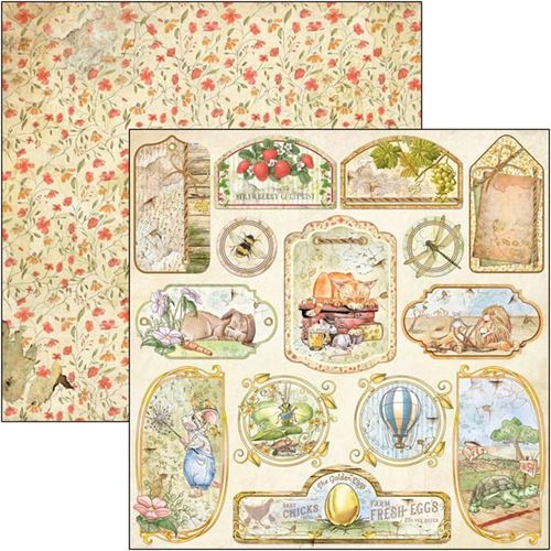 Carta scrap Aesop’s Fables Tags & Frames