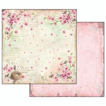 Carta scrap Flower Alphabet nido