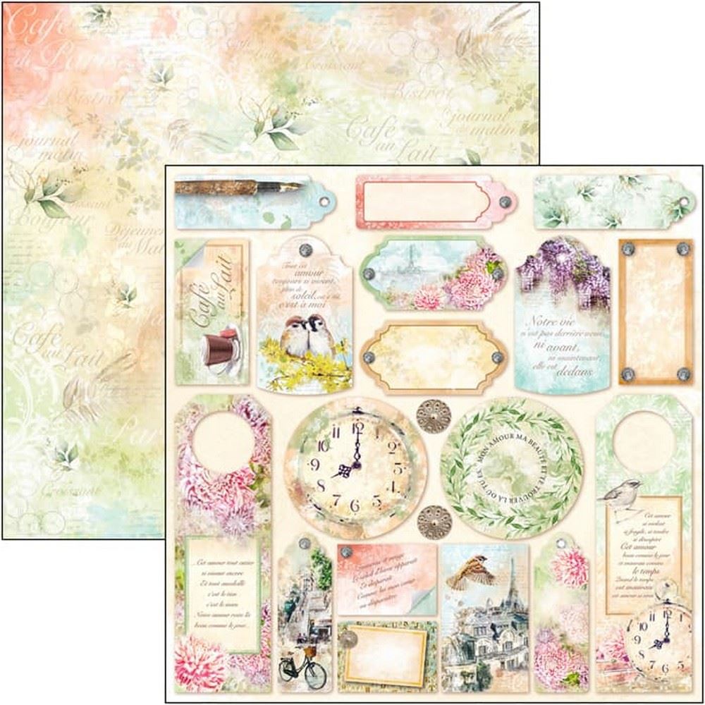 Carta scrap Notre Vie Tags & Frames