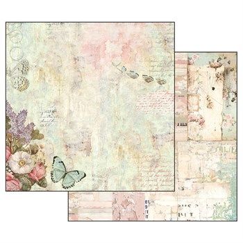 Carta scrap Wonderland Fiori e Farfalle