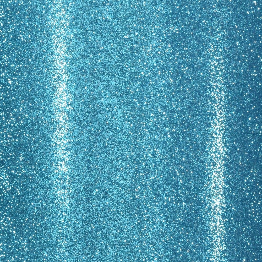 Cartoncino Adesivo Glitter Turchese