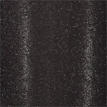 Cartoncino Adesivo Glitterato Nero