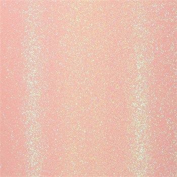Cartoncino Adesivo Glitterato Rosa Chiaro