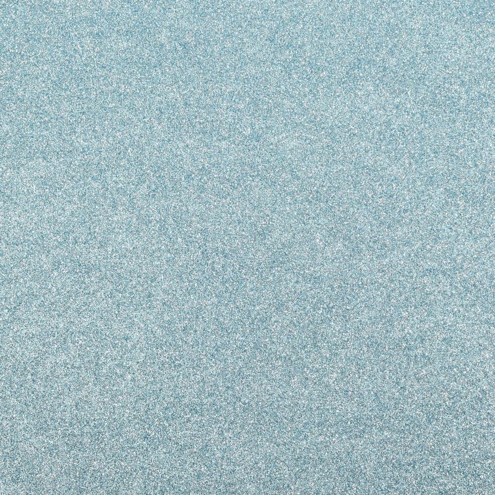 Cartoncino Adesivo Glitter Turchese Chiaro