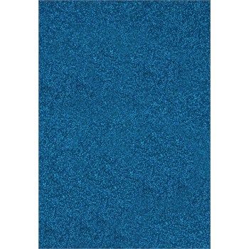 Cartoncino Glitterato Blu