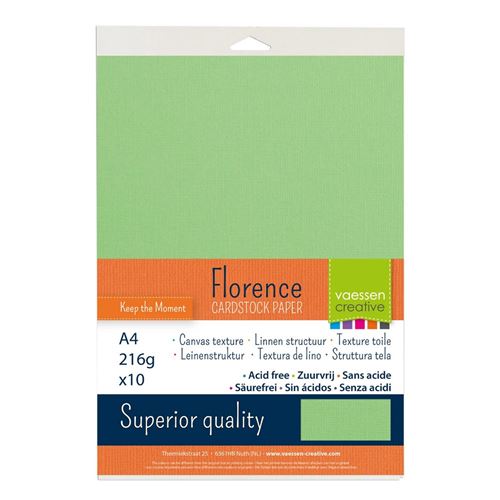 Cartoncino Kraft Celery con texture 216 gr A4