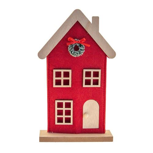 Casa in Feltro Rosso