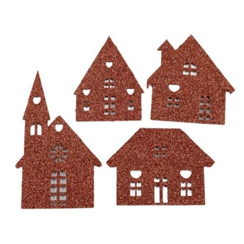 Casette in feltro Sturdust Rame Glitterato Fustellato