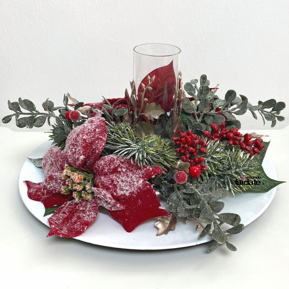 Centrotavola Natalizio Stella di natale