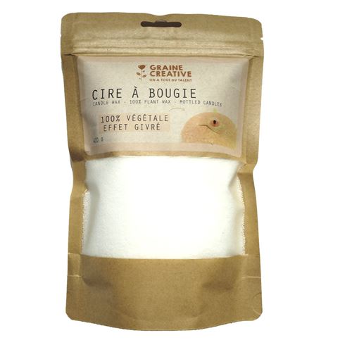 Cera per Candele 100% Vegetale Effetto Ghiaccio