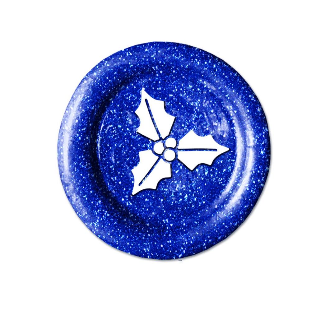 Ceralacca flessibile colore glitter blue diam. 1 cm