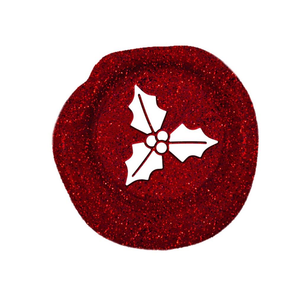 Ceralacca flessibile colore glitter red diam. 1 cm