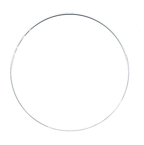 cerchi per ghirlande floreali Worown 6 pezzi 3 misure anelli in metallo argentato per realizzare decorazioni per ghirlande nuziali e oggetti da appendere alla parete 30, 40 e 50 cm 