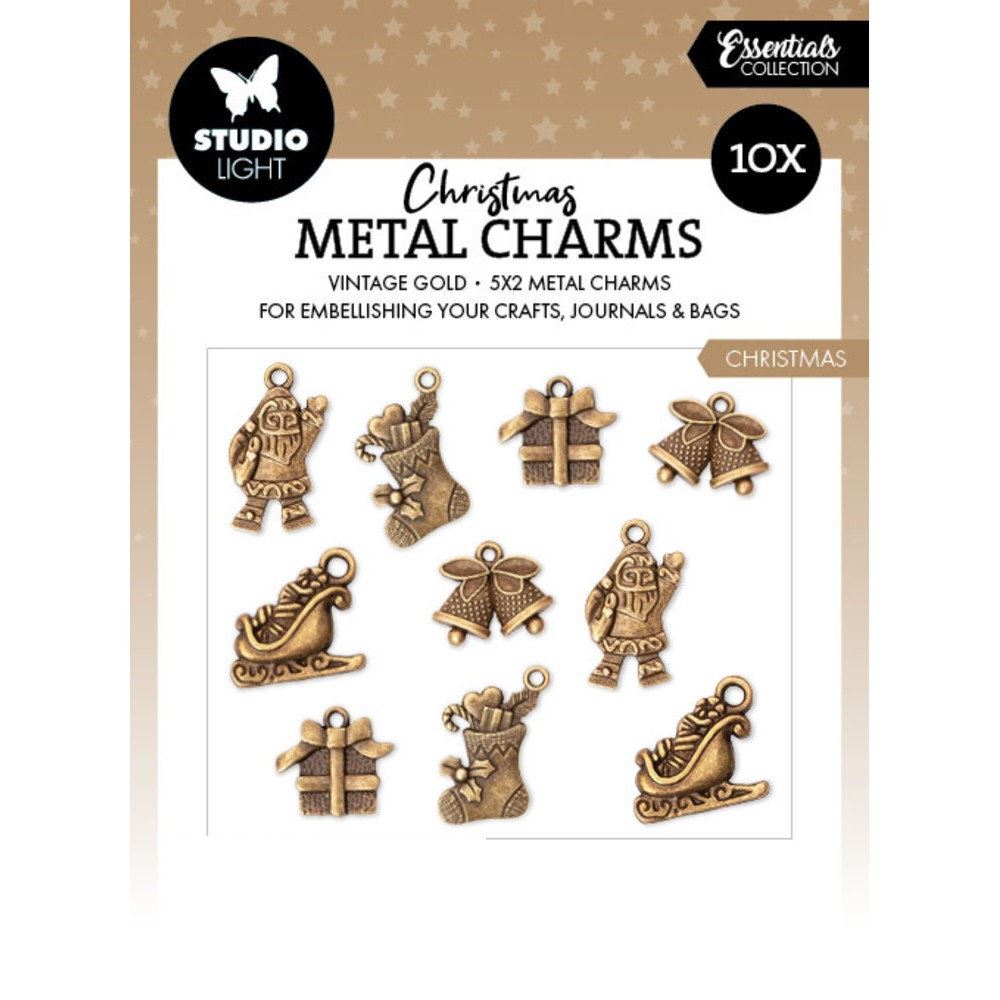 Charms in metallo Christmas Elements Oro