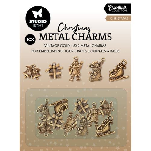 Charms in metallo Christmas Elements Oro