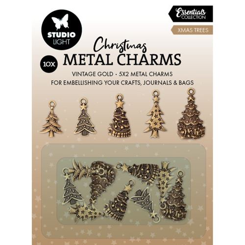 Charms in metallo Christmas Trees