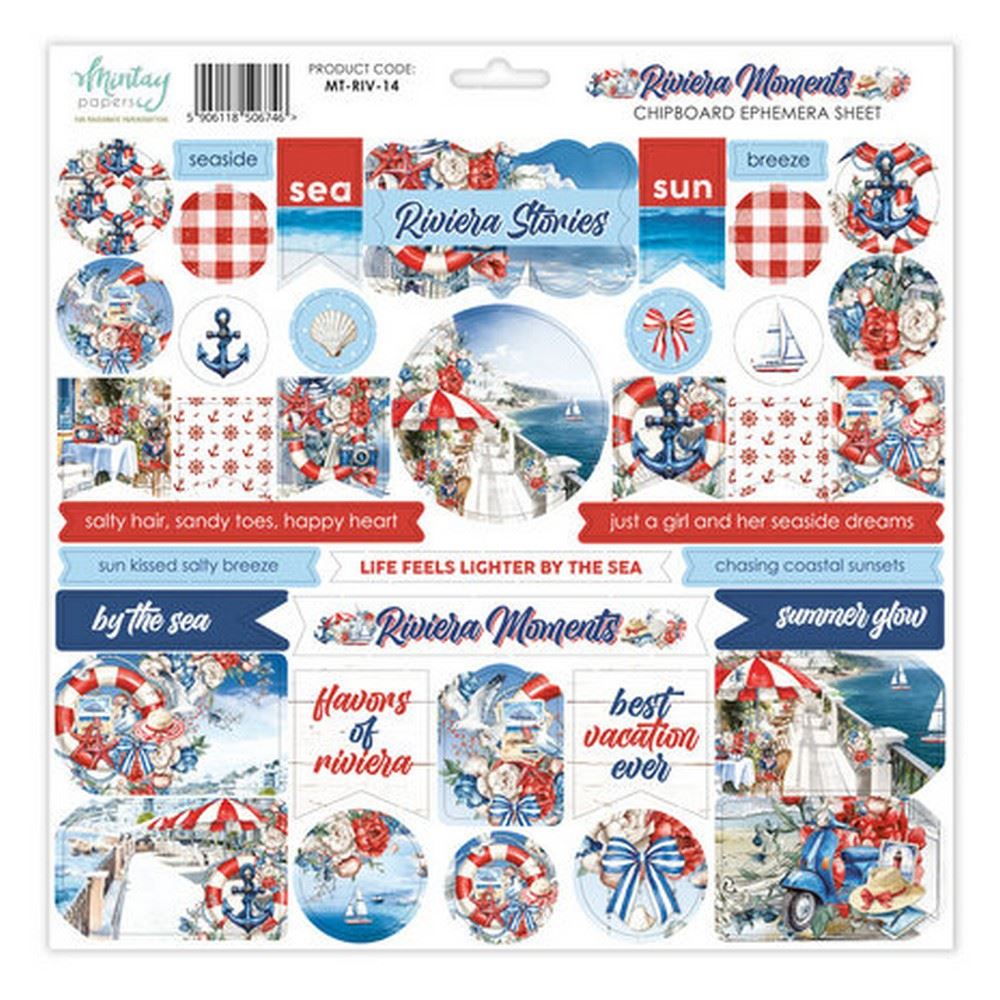 Chipboard Riviera Moments