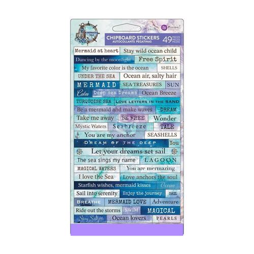 Chipboard Stickers A Mermaid's Tale
