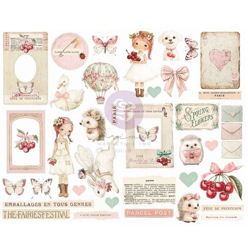 Chipboard Stickers Cherry Sweet