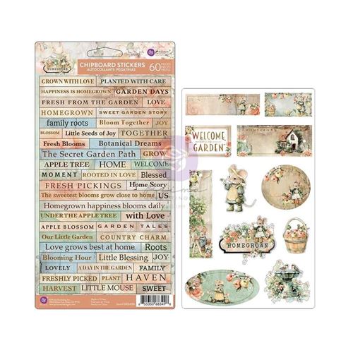 Chipboard Stickers Homegrown