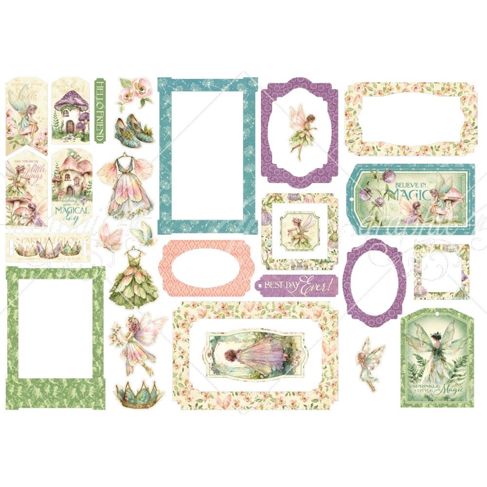 Chipboard Tags & Frames Fairy Boutique