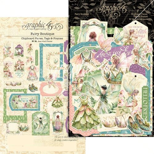 Chipboard Tags & Frames Fairy Boutique