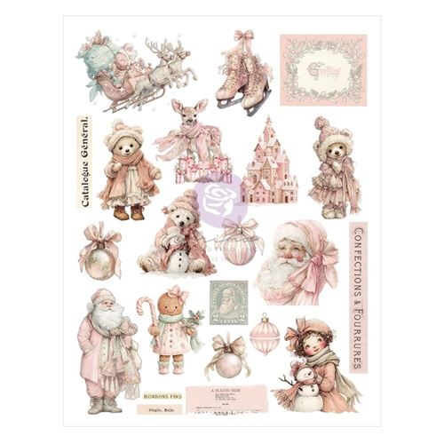 Christmas Blush Prima Marketing A4 Transfer