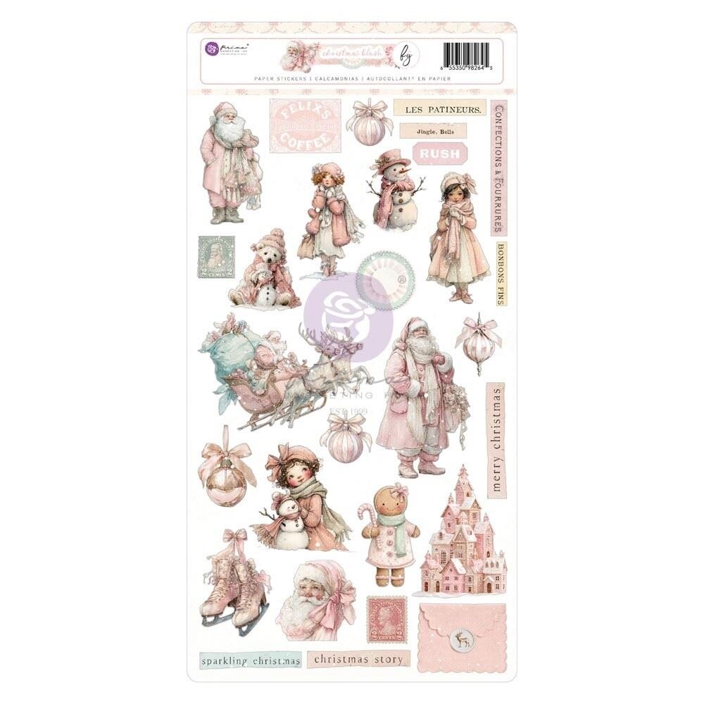 Christmas Blush stickers Prima Marketing
