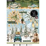 Christmas Forest A5 Die-Cut Paper Pad Elements