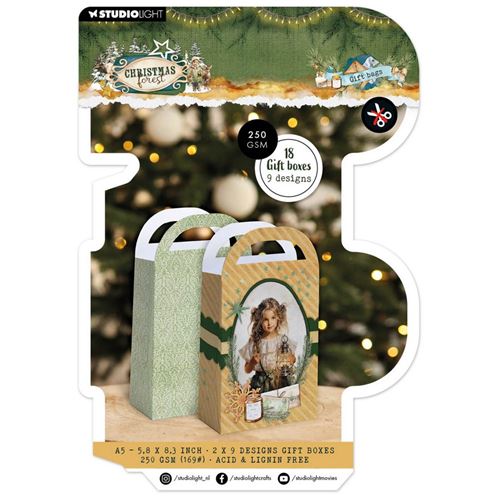 Christmas Forest A5 Gift Box Paper Pad Gift Bags