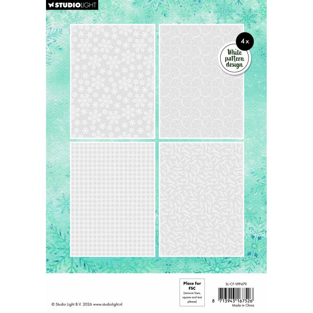 Christmas Forest A5 Vellum Paper Pad Backgrounds