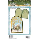 Christmas Forest Cutting Dies Card Shape