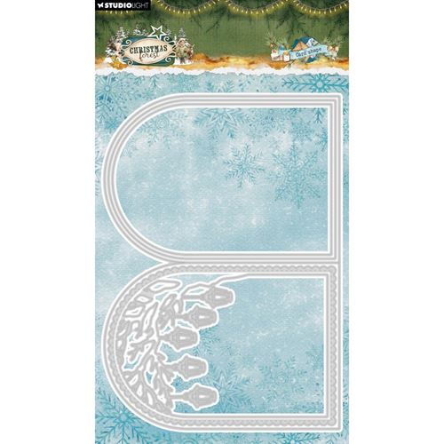 Christmas Forest Cutting Dies Card Shape