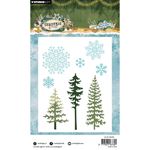 Christmas Forest Cutting Dies Trees and Snow