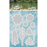 Christmas Forest Cutting Dies Trees and Snow