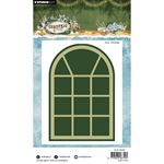 Christmas Forest Cutting Dies Window Shape