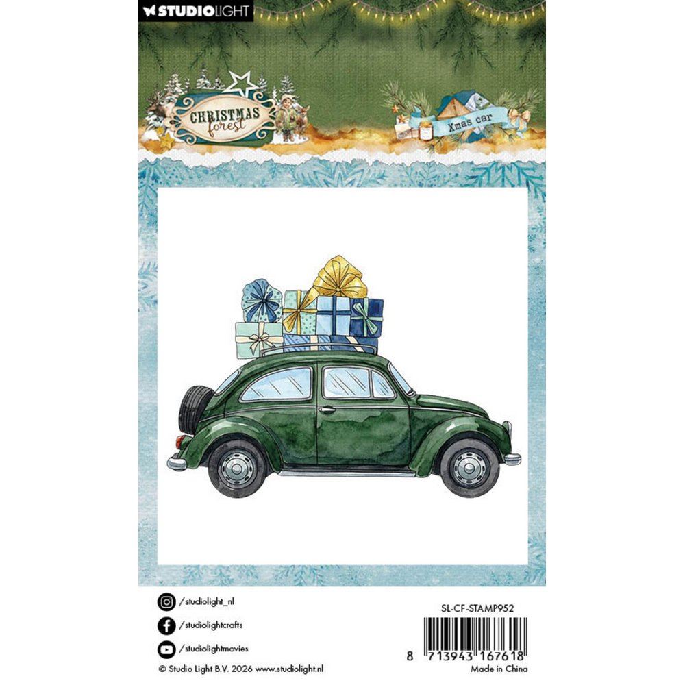 Christmas Forest Timbro Xmas Car