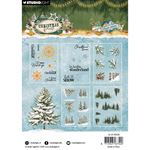 Christmas Forest Transparant Stickers Elements & Texts