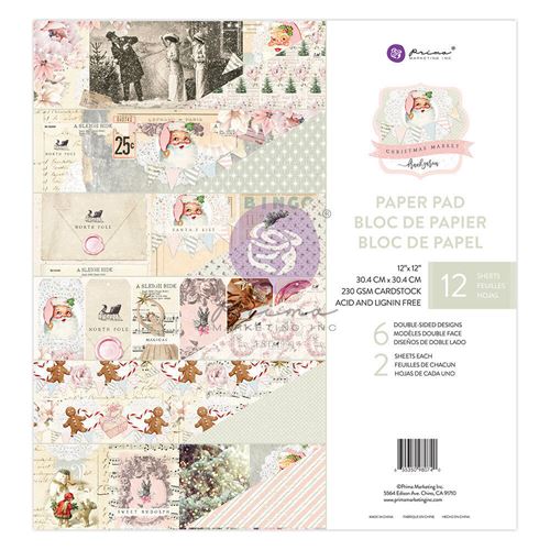 Christmas market 30x30 cm Paper Pad