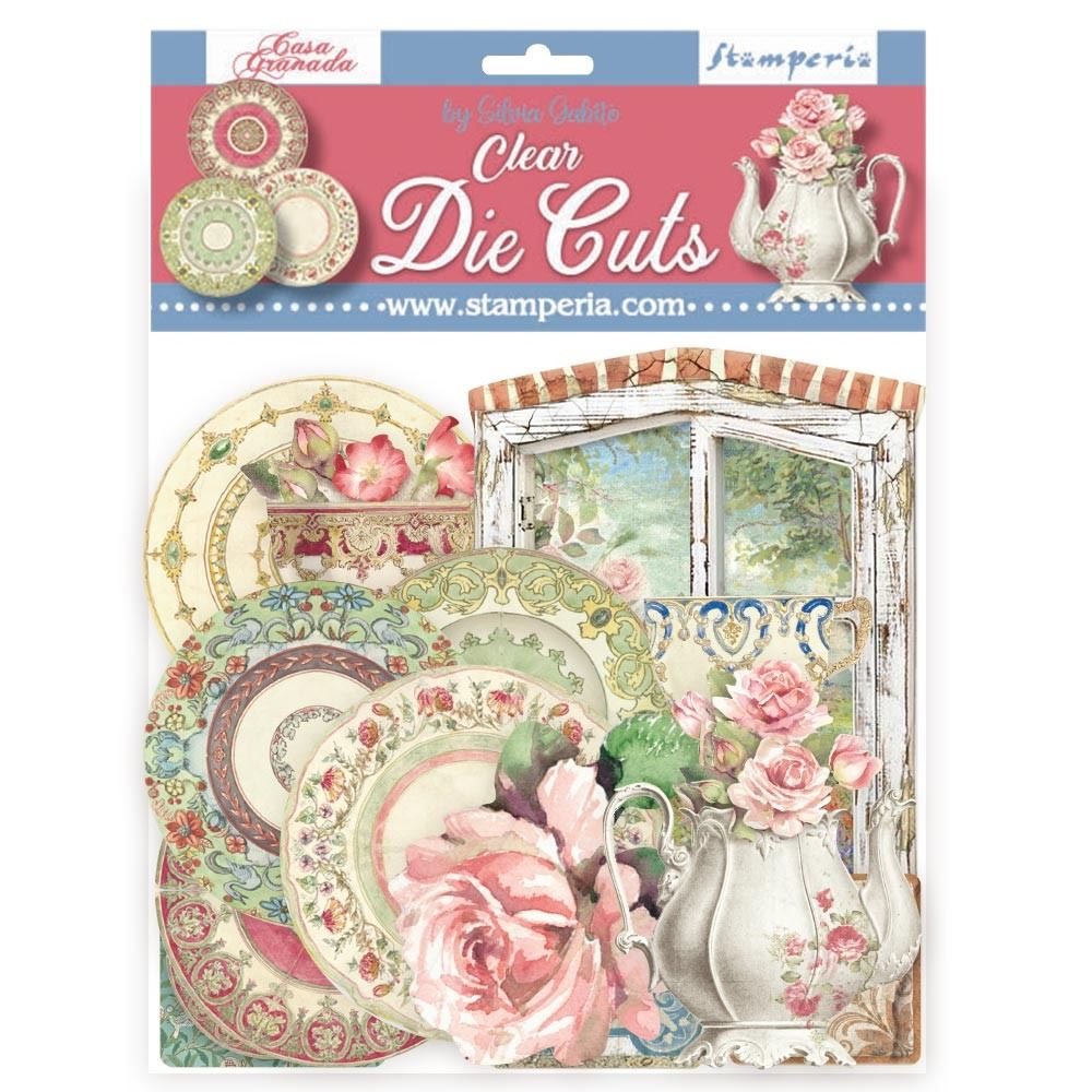 Stamperia Casa Granada – Bloc Scrapbooking 15,2×15,2 Cm 10 Feuilles Double Face 190 G/m²