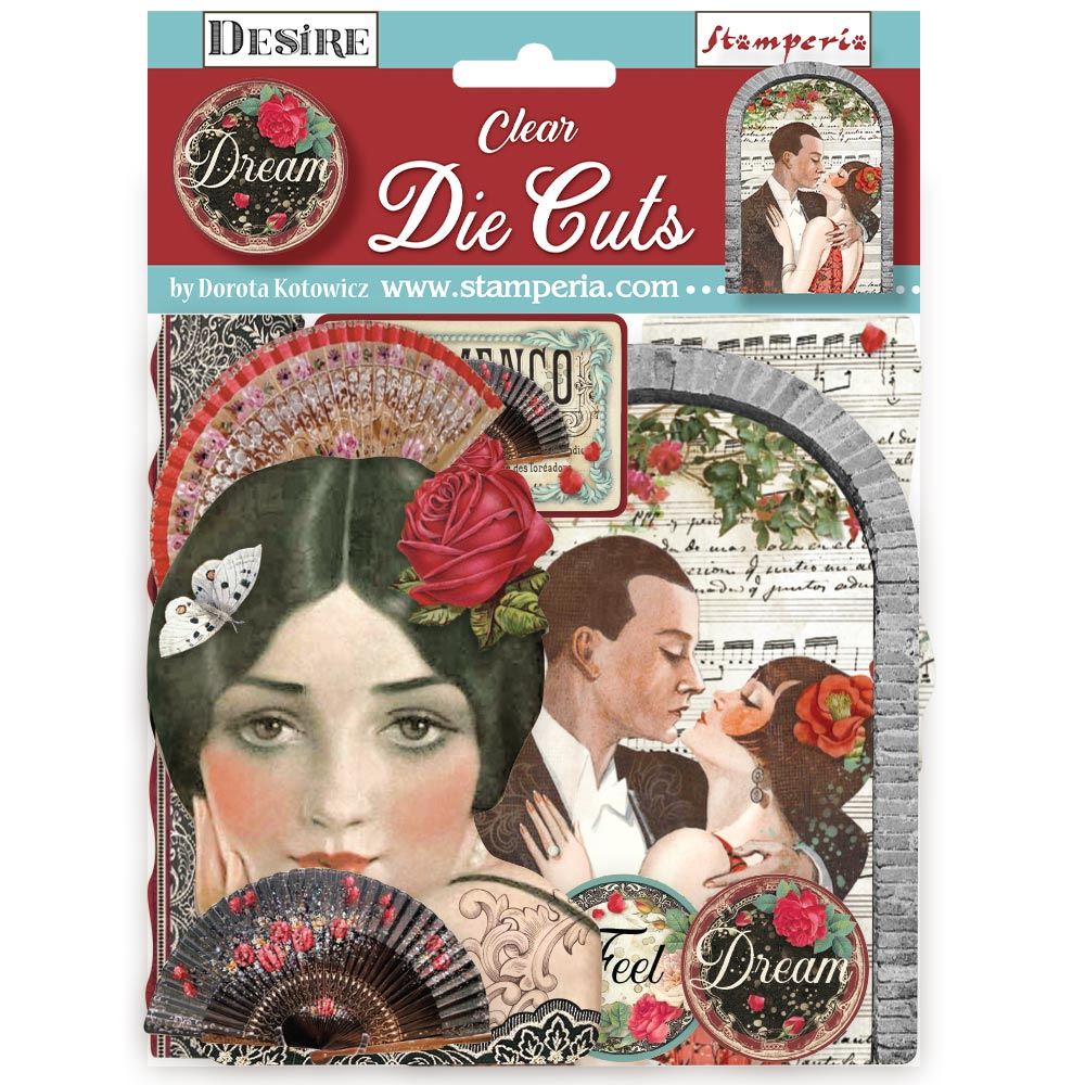 Clear Die cuts Desire