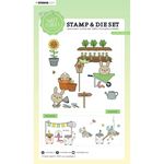 Clear Stamp & Die Bunny Garden