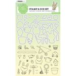 Clear Stamp & Die Bunny Garden