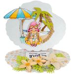 Clear Stamp & Die Gnome Beach girl