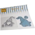 Clear Stamp & Die Gnomo e Lanterna