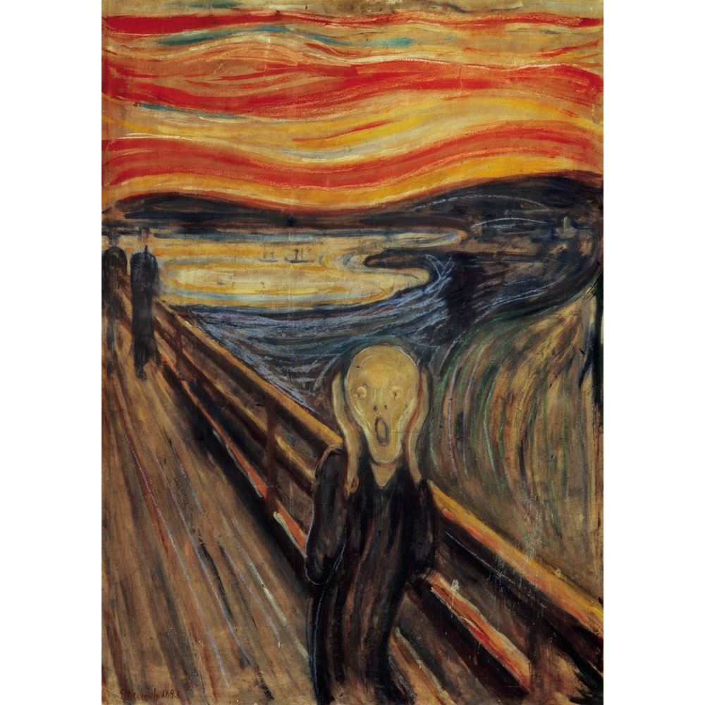Puzzle L’Urlo di Munch 1000 pezzi Museum Collection Clementoni