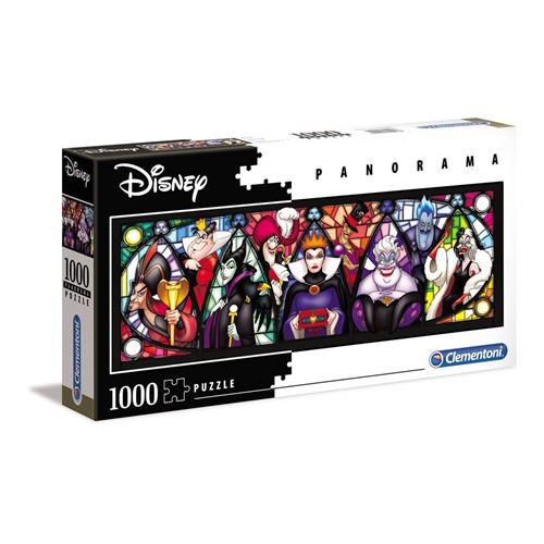 Puzzle Disney Villains Panorama 1000 Pezzi Clementoni